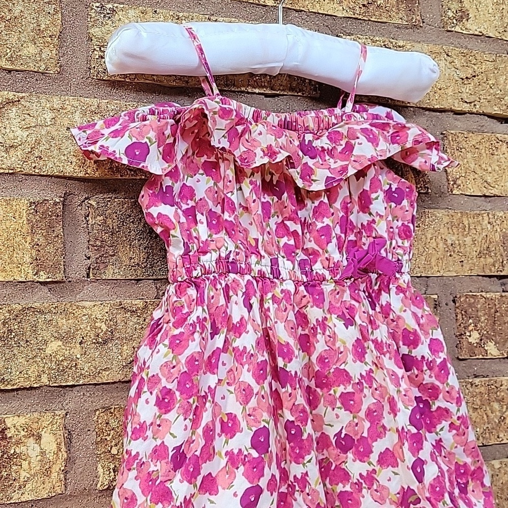 Baby Gap Floral Pink Kids Dress SIZE 2T - Picture 7 of 7